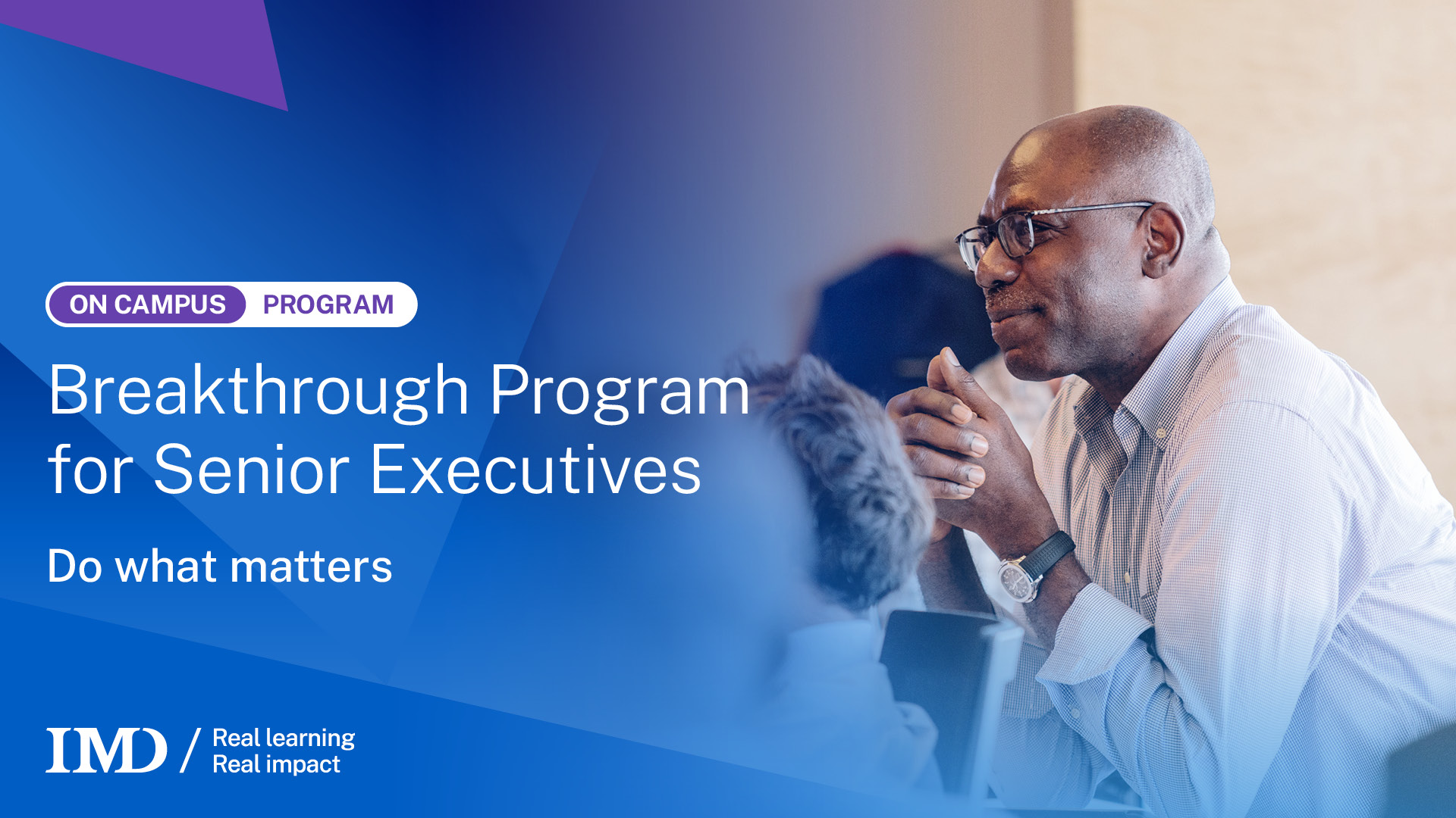 Breakthrough Program for Senior Executives - Admissions and Dates