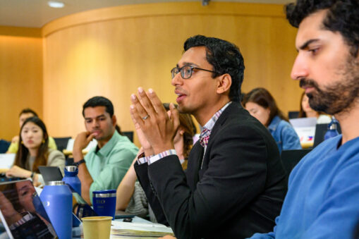 Group of IMD MBA students in class - IMD Business School